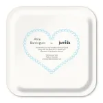 Bild von Asta Barrington Gin & tonic/powder blue Tray 20x20cm - Jamida of Sweden