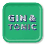 Bild von Asta Barrington Gin & tonic/green Tray 32x32 - Jamida of Sweden