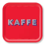 Bild von Asta Barrington Kaffe/red Tray 32x32 - Jamida of Sweden