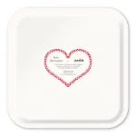 Bild von Asta Barrington Kaffe/red Tray 32x32 - Jamida of Sweden