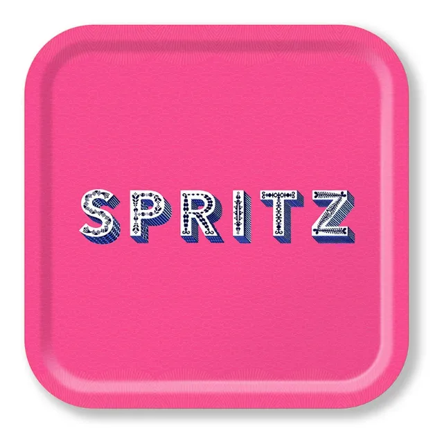 Bild von Asta Barrington Spritz/bright pink Tray 32x32 - Jamida of Sweden