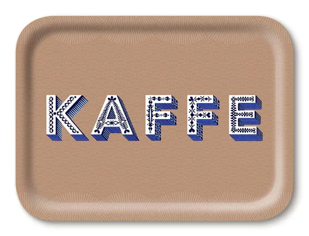 Bild von Asta Barrington Kaffe/brown Tray 27x20cm - Jamida of Sweden