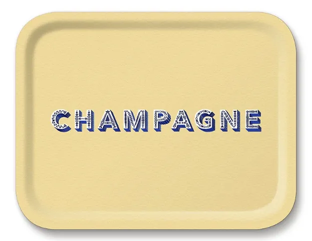 Bild von Asta Barrington Champagne / cream Tray 36x28cm - Jamida of Sweden