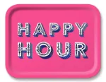 Bild von Asta Barrington Happy Hour / bright pink Tray 36x28cm - Jamida of Sweden
