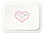 Bild von Asta Barrington Happy Hour / bright pink Tray 36x28cm - Jamida of Sweden