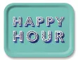 Bild von Asta Barrington Happy hour/light turquoise Tray 36x28cm - Jamida of Sweden