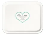 Bild von Asta Barrington Happy hour/light turquoise Tray 36x28cm - Jamida of Sweden