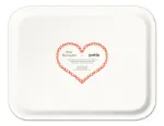 Bild von Asta Barrington Happy Hour / orange Tray 36x28cm - Jamida of Sweden