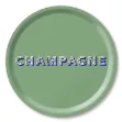 Bild von Asta Barrington Champagne/ sage green Tray Ø 31 - Jamida of Sweden