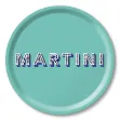 Bild von Asta Barrington Martini/turquoise Tray Ø 31 - Jamida of Sweden