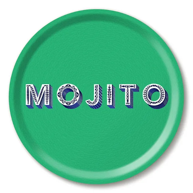 Bild von Asta Barrington Mojito/green Tray Ø 31 - Jamida of Sweden