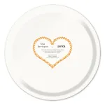 Bild von Asta Barrington Prosecco / satsuma orange Tray Ø 31 - Jamida of Sweden