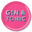 Bild von Asta Barrington Gin & tonic/bright pink Tray Ø 39 - Jamida of Sweden