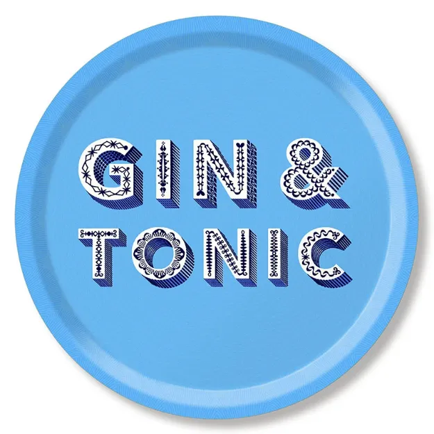Bild von Asta Barrington Gin & tonic/sky blue Tray Ø 39 - Jamida of Sweden