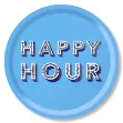 Bild von Asta Barrington Happy Hour / sky blue Tray Ø 39 - Jamida of Sweden