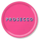 Bild von Asta Barrington Prosecco / bright pink Tray Ø 39 - Jamida of Sweden