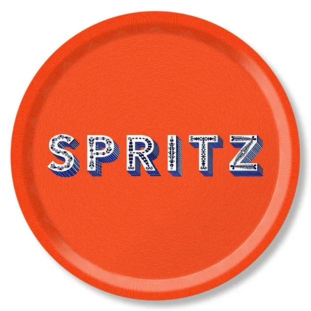 Bild von Asta Barrington Spritz/orange Tray Ø 39 - Jamida of Sweden