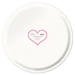 Bild von Asta Barrington Champagne / bright pink Tray Ø 46 - Jamida of Sweden