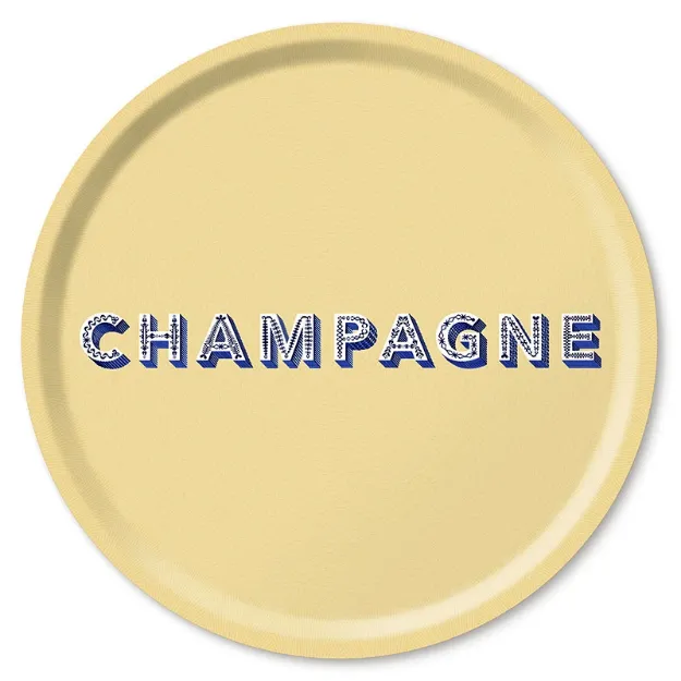 Bild von Asta Barrington Champagne / cream Tray Ø 46 - Jamida of Sweden