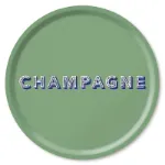 Bild von Asta Barrington Champagne/ sage green Tray Ø 46 - Jamida of Sweden