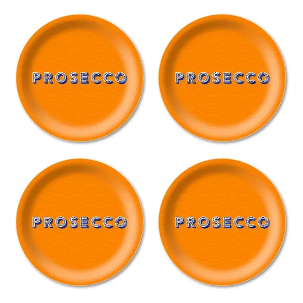 Bild von Asta Barrington Prosecco / satsuma orange Coaster Coaster 4 pcs - Jamida of Swed
