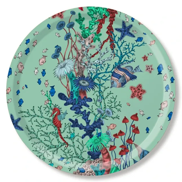 Bild von Emma J Shipley Seaforest/aqua Tray Ø 39 - Jamida of Sweden