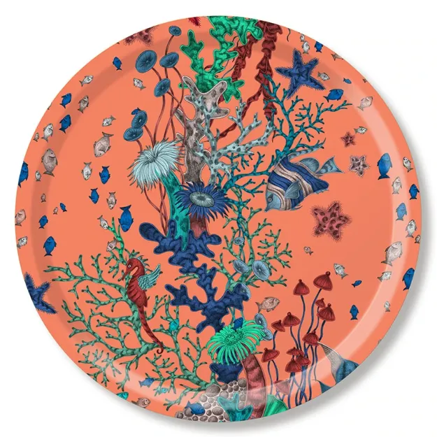 Bild von Emma J Shipley Seaforest/peach Tray Ø 39 - Jamida of Sweden