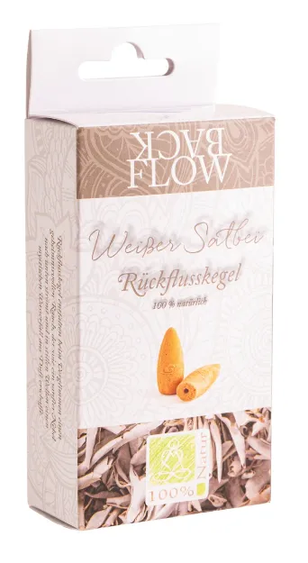 Bild von Backflow Kegel Weisser Salbei