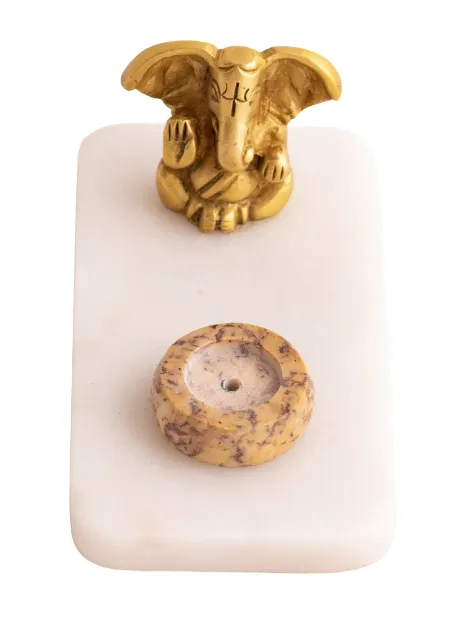 Bild von Marmorhalter Ganesha