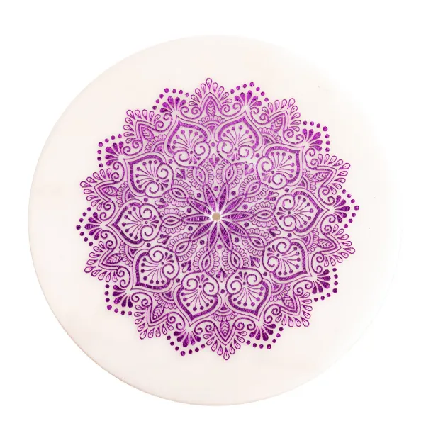 Bild von Marmorhalter Herzmandala