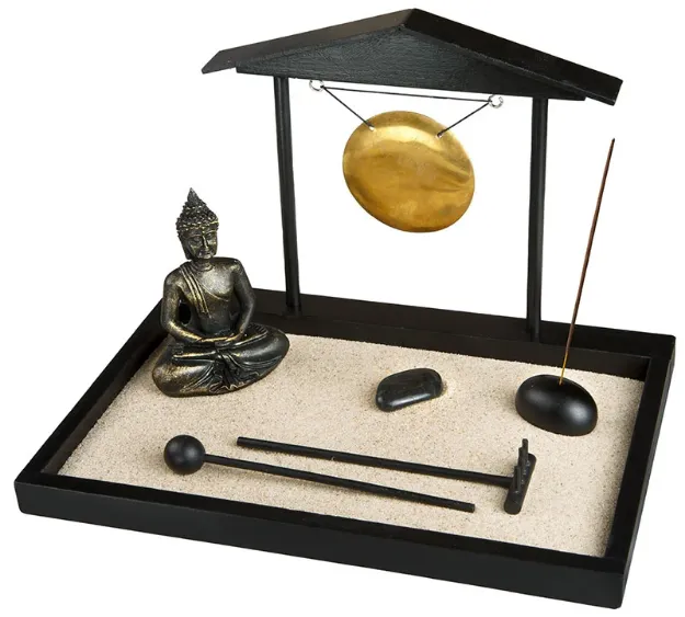 Bild von Zen Garten mit Buddha