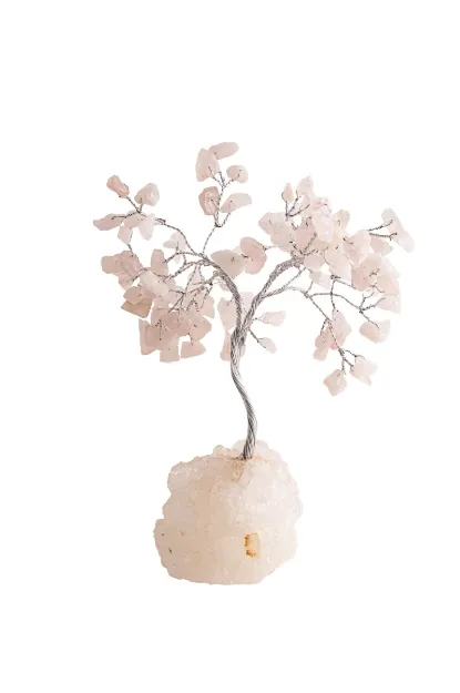 Bild von Kristallbaum Rosenquarz