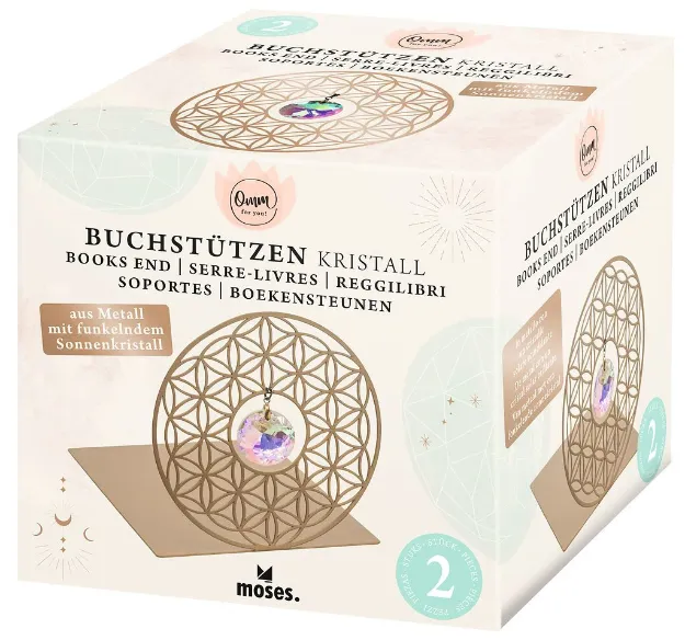 Bild von Omm for you Buchstützen Kristall 2er Set, VE-1