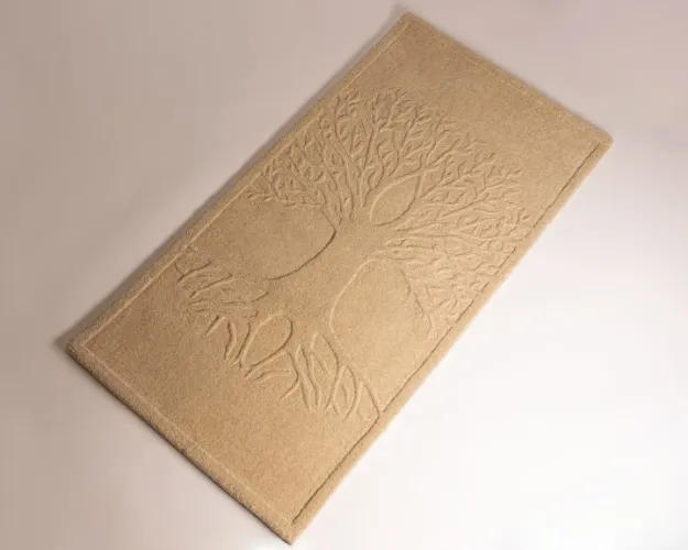 Bild von Handgetufteter Teppich Läufer - Lebensbaum - Natur