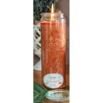 Bild von Duftkerze Vanille-Sandelholz in terracotta, gross