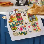 Bild von Home Grown Cotton Tea Towel - Ulster Weavers