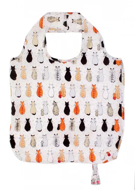 Bild von Cats In Waiting Packable Bag - Ulster Weavers