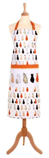 Bild von Cats In Waiting Cotton Apron - Ulster Weavers
