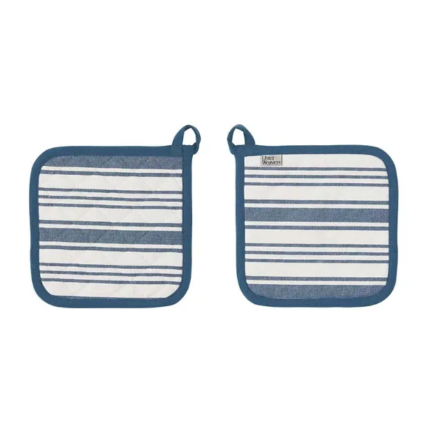 Bild von Denim Stripe Pot Mat - Ulster Weavers