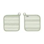 Bild von Sage Stripe Pot Mat - Ulster Weavers