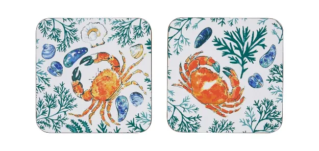 Bild von Shellfish Coaster 4 Pack - Ulster Weavers