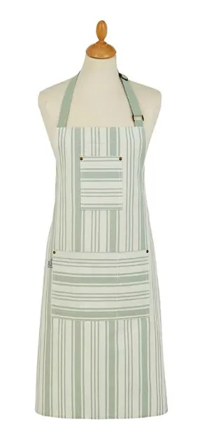 Bild von Sage Stripe Cotton Apron - Ulster Weavers