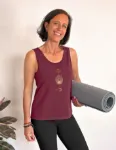 Bild von Tanktop Vahita in tiefrot von The Spirit of Om