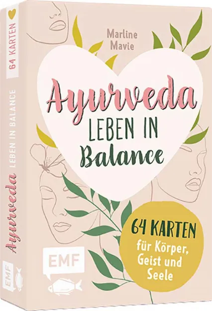 Bild von Mavie M: Kartenbox: Ayurveda – Leben inBalance – 64 Karten für Körper, Geist un