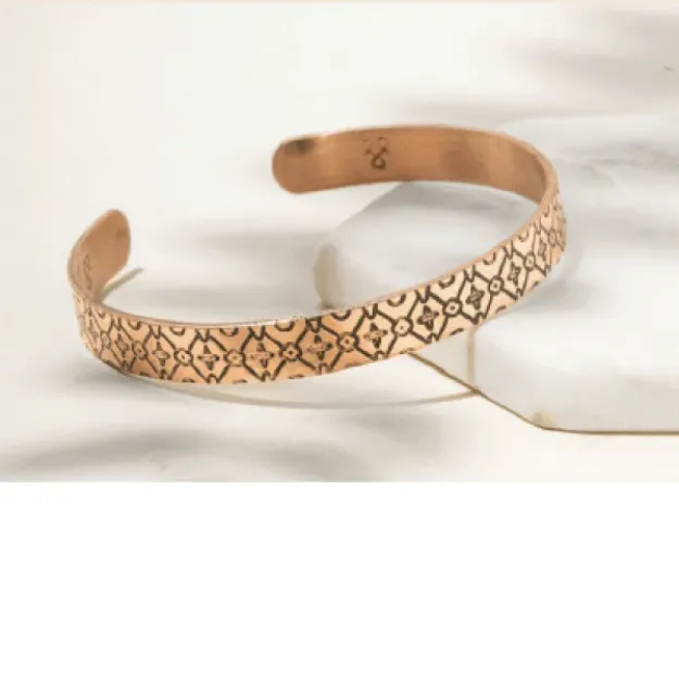 Bild von Kupferarmband Mosaic