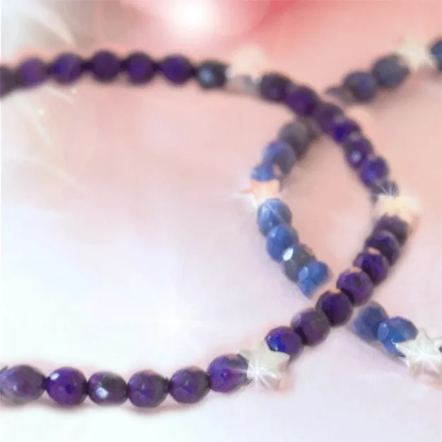 Bild von Amethyst-Armband Stars