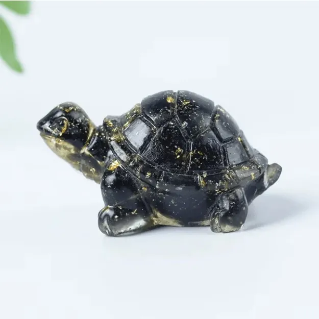 Bild von Orgonit Schildkrötchen Obsidian
