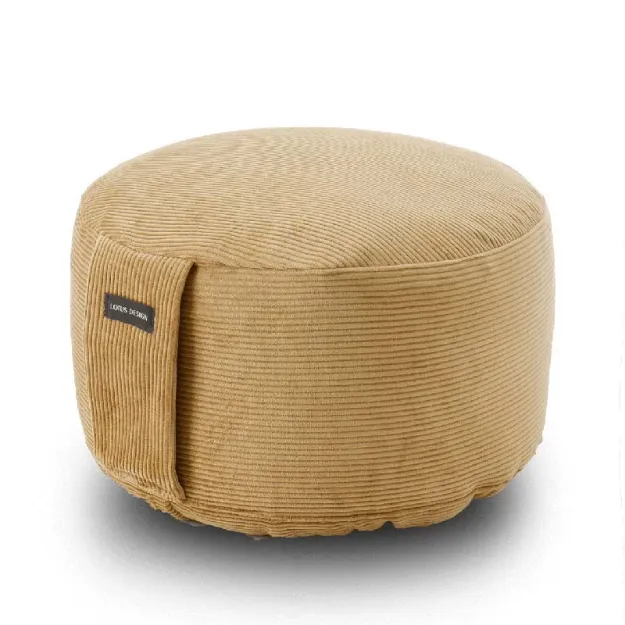 Bild von Meditationskissen CORD Höhe 14 cm in Sand von Lotus Design