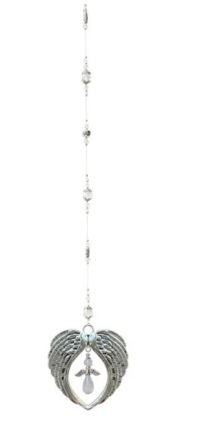 Bild von Suncatcher Wings of light aus Metall und Glas