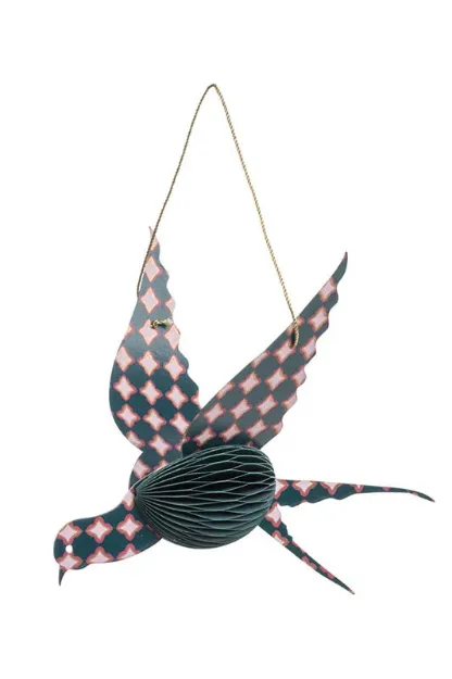 Bild von Papieranhänger PETROL BIRD